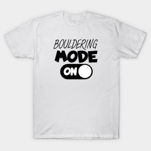 Bouldering mode on T-Shirt